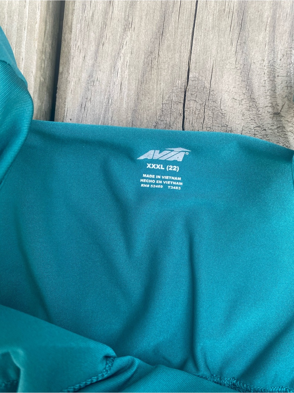 Avia Teal One-Shoulder Camisole - Picture 3 of 3